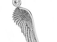 Goldene Hufeisen Flügelanhänger Flügel Anhänger für Halskette aus 925 Sterling Silber Kettenanhänger (1 Stück, inkl. Etui), Silber Anhänger für Kette