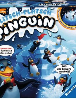 Ravensburger Spiel Plitsch Platsch Pinguin, Made in Germany