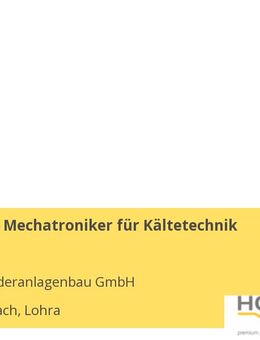 Ausbildung Mechatroniker für Kältetechnik (m/w/d) - Gladenbach