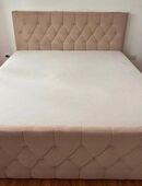 180x200cm Boxspringbett Trendi Beige in 63768