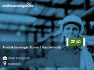 Produktmanager Strom / Gas (w/m/d) - Heilbronn