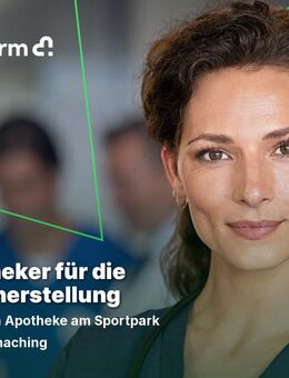 Apotheker für die Sterilherstellung (m/w/d) - Unterhaching