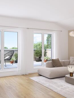 Moderne Neubau-Penthousewohnung | Blick ins Grüne | 3 Zimmer | Dachterrasse | KFW40 QNG - Hamburg