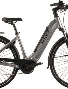 Adore E-Bike Cityrad 28" Alu Cityfahrrad CX-660 Mittelmotor 75NM / 14,7Ah Grau matt, 7 Gang Shimano Tourney Schaltwerk, Kettenschaltung, Mittelmotor, 529,2 Wh, Pedelec, Elektrofahrrad für Damen und Herren