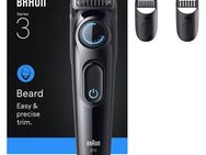 Braun Haarschneider Barttrimmer Series 3 BT3520, ultrascharfe Klinge, 50 Min Akkulaufzeit, 40 Längeneinstellungen