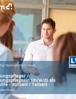 Heilerziehungspfleger / Heilerziehungspflegerin (m/w/d) als Einzelfallhilfe - Vollzeit / Teilzeit - Voerde (Niederrhein)