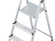 KRAUSE Stehleiter Solidy, Aluminium, 1x4 Stufen, Arbeitshöhe ca. 284 cm