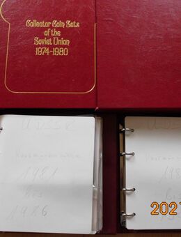 UDSSR Kursmünzensätze 1974 bis 1988 , originalverpackt und originalverschweißt, zu verkaufen. - Overath