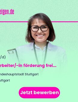Mitarbeiter/-in förderung freier Träger (m/w/d) - Stuttgart