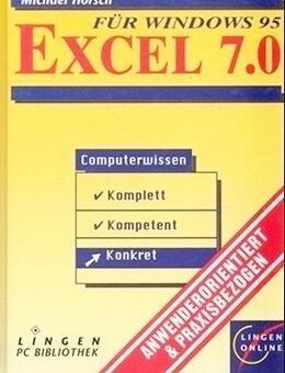 EXCEL 7.0 für Windows 95 – Computerwissen - Andernach