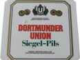 Dortmunder Union Brauerei - Siegel Pils - Zapfhahnschild - 12 x 12 cm - aus Kunststoff - Motiv 1 in 04838