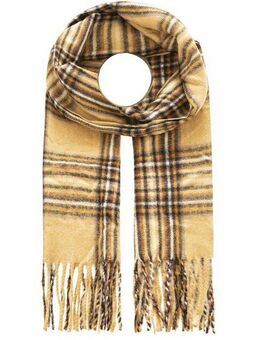 Zwillingsherz Schal "Kariert", mit Karo-Muster und Fransenabschlüssen