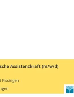 Kaufmännische Assistenzkraft (m/w/d) - Bad Kissingen