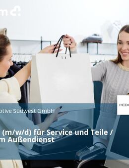 Verkäufer (m/w/d) für Service und Teile / Zubehör im Außendienst - Kindsbach
