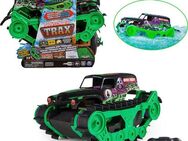Spin Master RC-Monstertruck Monster Jam - Grave Digger Trax, All-Terrain-geländegängig an Land und im Wasser