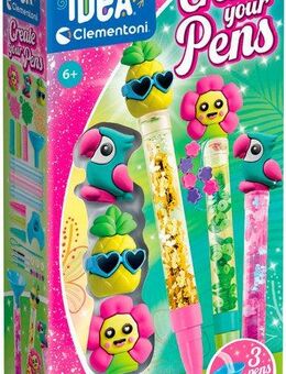 Clementoni® Kreativset Idea, Deine Stift-Kreationen - Tropical