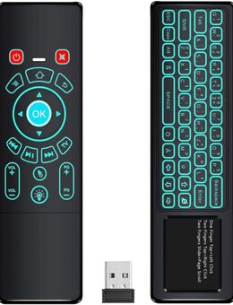 2.4 GHz Air Maus Fernbedienung Mini Tastatur beleuchtet wie Neu - Lenzkirch