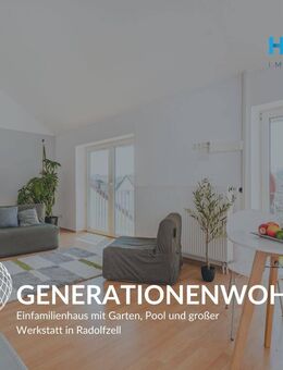 GENERATIONENWOHNEN - Einfamilienhaus mit Garten, Pool und großer Werkstatt in Radolfzell - Radolfzell (Bodensee)