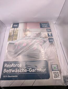 Bettwäsche 100% Baumwolle 155x220cm mit Reißverschluss - Schwalmstadt Zentrum