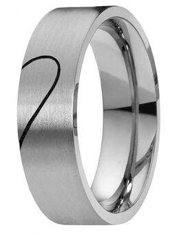 Herrenring Edelstahl HE041 mit gratis Gravur - Aholming