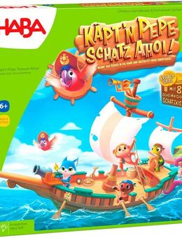 Haba Spiel Käpt'n Pepe, Schatz ahoi!, Kinderspiel, Made in Germany