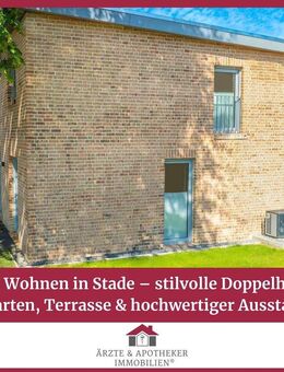 Modernes Wohnen in Stade- stilvolle Doppelhaushälfte mit Garten, Terrasse & hochwertiger Ausstattung - Stade (Hansestadt)