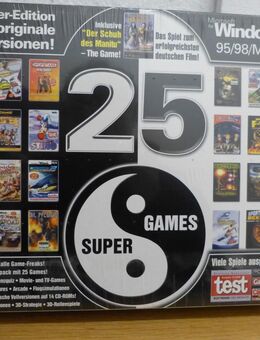 PC-Spielesammlung, 25 Super-Games auf 14 CD-ROM, neu, ovp, für Windows XP u.a. - Bielefeld Brackwede
