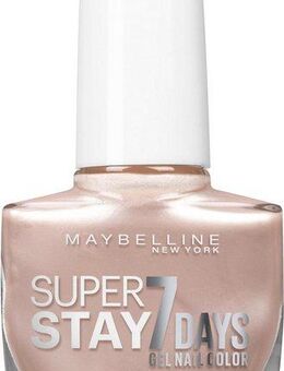 MAYBELLINE NEW YORK Nagellack Superstay 7 Tage City Nudes, mit natürlichen Inhaltsstoffen