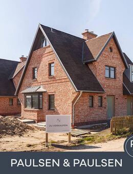 Neubau: Hausteil Süd-Ost direkt an den Wiesen in Keitum - Sylt