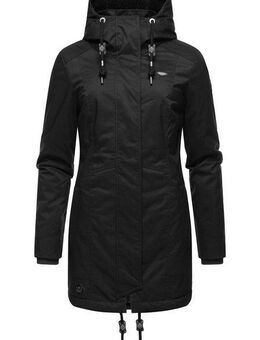 Ragwear Winterjacke Tunned stylischer Winterparka mit Teddyfell Innenfutter