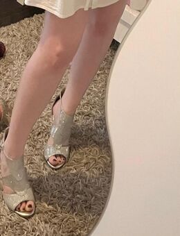 Catwalk Glitzer- Silber Absatzschuhe Gr.37 - Oebisfelde-Weferlingen Bösdorf
