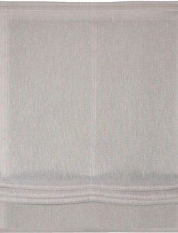 HOME WOHNIDEEN Raffrollo TIRIAN, mit Klettband, Raffrollo Deko Leinenoptik, Uni