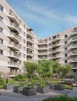 Wohnen mit Aussicht: 3-Raum-Neubauwohnung mit Terrasse und Gäste-WC - Leipzig