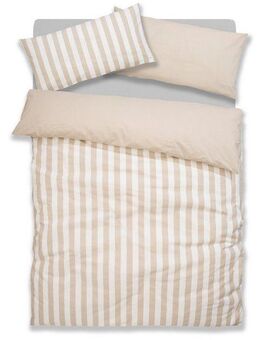 andas Wendebettwäsche Greta, Biber, 2 teilig, Bettwäsche mit Streifen in verschiedenen Qualitäten, ab 135x200 cm