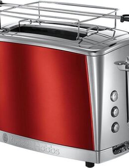 RUSSELL HOBBS Toaster Luna Solar Red 23221-56, 2 kurze Schlitze, für 2 Scheiben, 1550 W