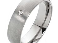 Damenring Titanring DT047 mit Zirkonia und gratis Gravur - Aholming