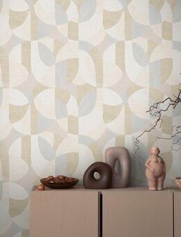 A.S. Création Vliestapete French Affair Grafik-Tapete Mustertapete Formen Kunst, strukturiert, matt, (1 St), Vliestapete geometrisch für Schlafzimmer Küche Wohnzimmer Grafik Flur