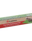 FLAMINGO Hundetoilette mit Kunstrasen - Ersatz-Rasenmatte in 00000