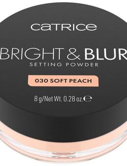 Catrice Puder Bright & Blur Setting Powder, Perfekt zum Fixieren des Make-ups und für einen strahlenden Glow
