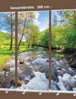 Bestatterbedarf: Roll-Up Display 3er-Set "Flussaue im Frühling" zur Dekoration von Trauerfeiern, Trauerhallen - Wilhelmshaven Zentrum