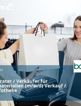Kundenberater / Verkäufer für Künstlermaterialien (m/w/d) Verkauf / Kasse / Infotheke - Witten