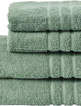done.® Handtuch Set Daily Uni, Walkfrottier (Set, 4-St), 2x Handtücher (50x100 cm) & 2 Duschtücher(70x140 cm)