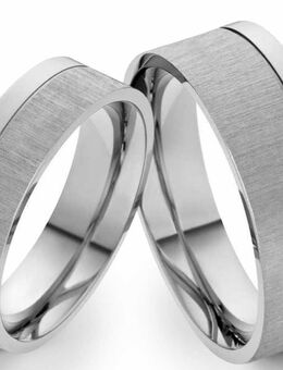 Klassische Titanringe T026 6mm oder 8mm matt - Aholming