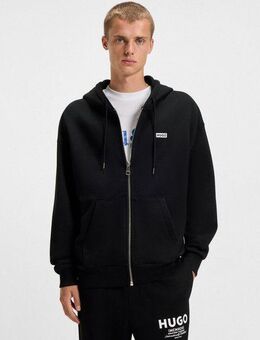 HUGO Blue Kapuzensweatjacke Nardimez mit Kapuze