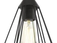 EGLO Pendelleuchte TARBES Hängeleuchte, Pendellampe, Vintage, Retro, Stahl, schwarz E27, ohne Leuchtmittel, Wohnzimmerlampe, Esstischlampe, Drahtgeflecht, 1 flammig, 110x17,5cm