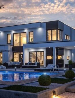 Design-Traumhaus mit Blick auf die Burg - Haßmersheim