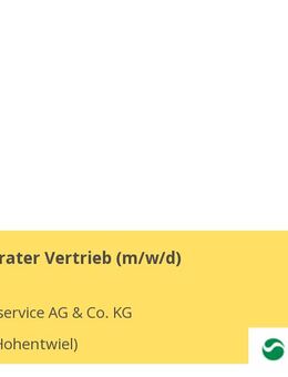 Personalberater Vertrieb (m/w/d) - Singen (Hohentwiel)