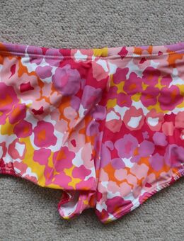 2 Lahua Beachwear Badehosen Swim Trunks Floral Blumen bunt multicolor blau pink grün rosa weiß Größe L - Niddatal