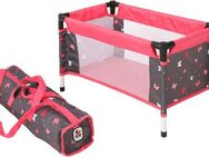 CHIC2000 Puppenbett Puppen-Reisebett, Butterfly, mit Tragetasche