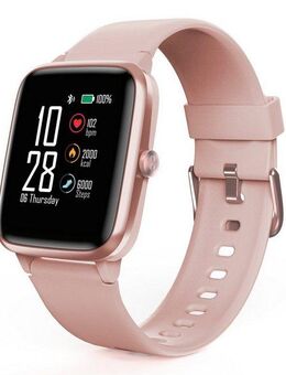 Hama Fitnesstracker "5910" Smartwatch (1,3 Zoll), wasserdicht, integriertes GPS, Herzfrequenz, Schrittzähler, Kalorien